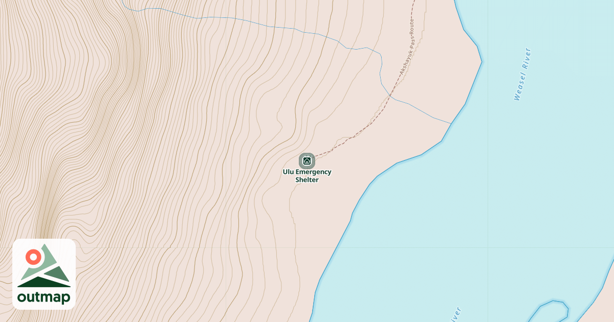 Map of Ulu Emergency Shelter