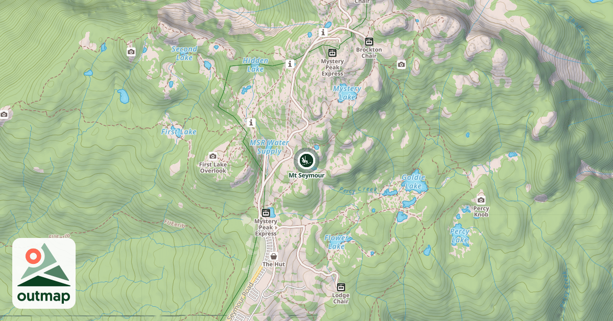 Map of Mt Seymour