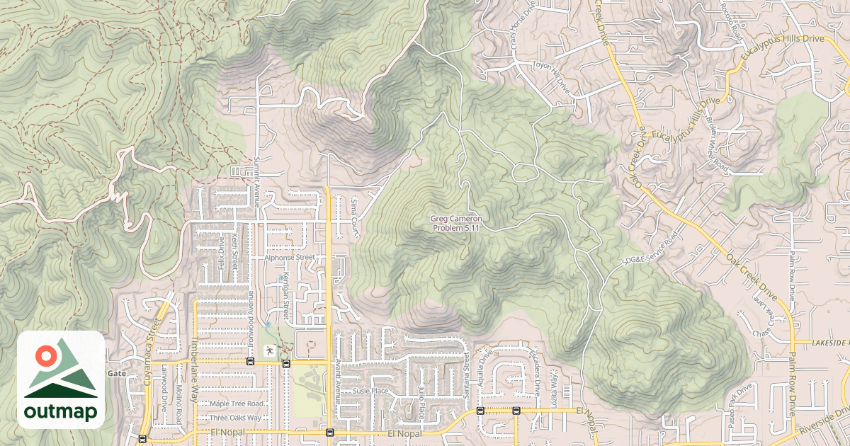 Map of Greg Cameron Problem