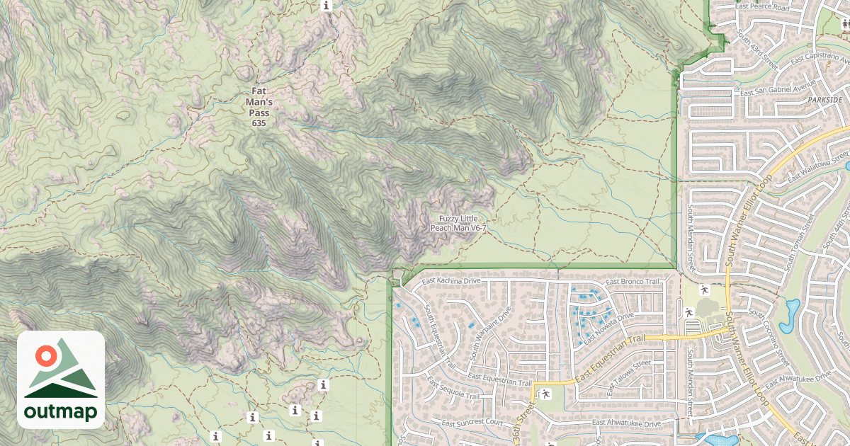 Map of Fuzzy Little Peach Man
