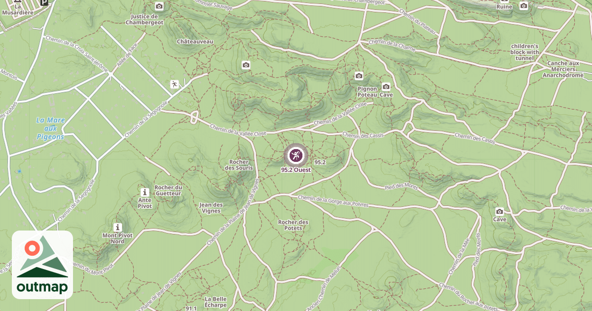Map of 95.2 Ouest