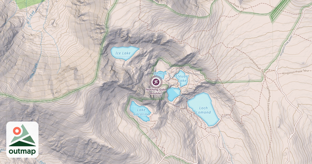 Map of Nothing Gold Boulder