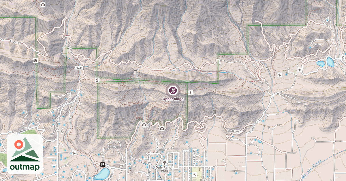 Map of Upper Ridge