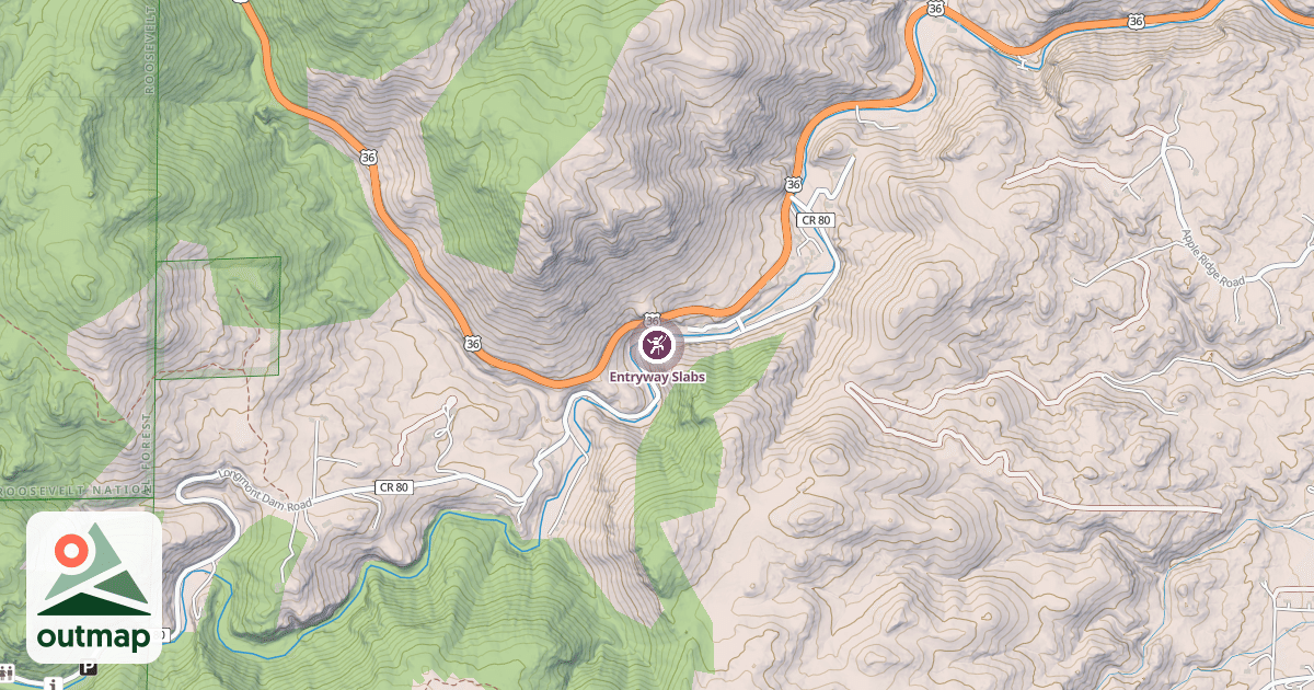 Map of Entryway Slabs