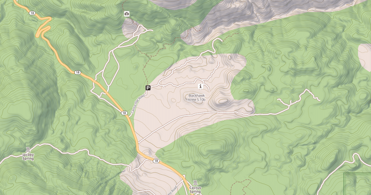 Map preview of Blackhawk Arete