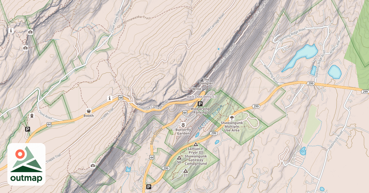 Map of Back Door Betty
