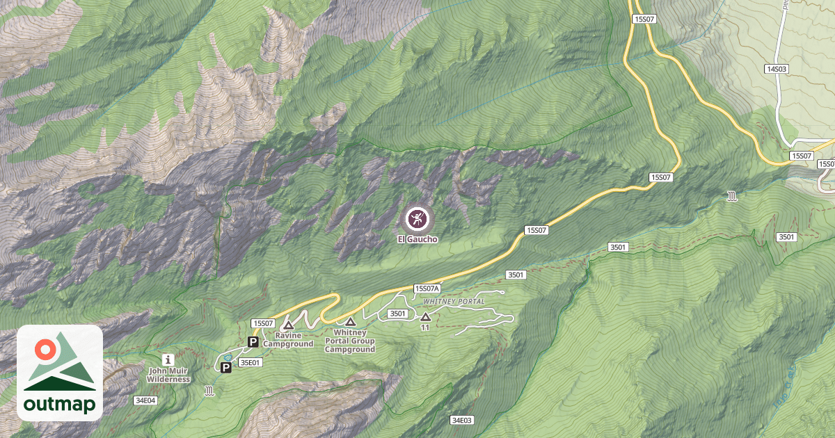 Map of El Gaucho