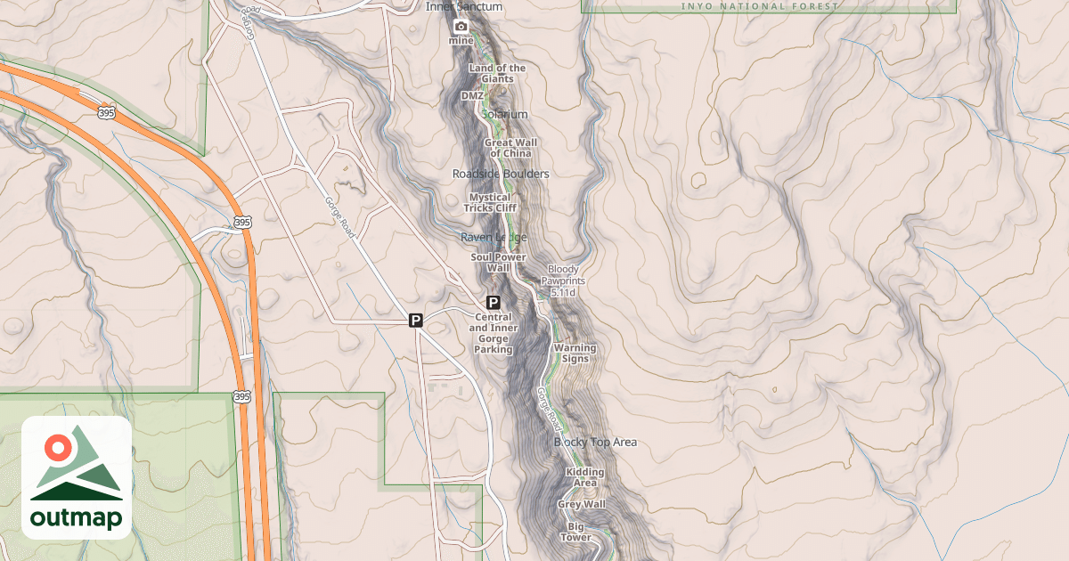 Map of Bloody Pawprints
