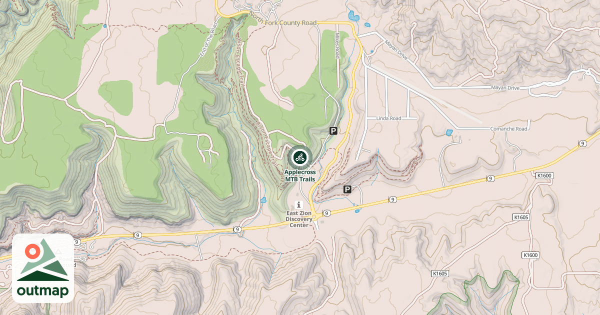 Map of Applecross MTB Trails