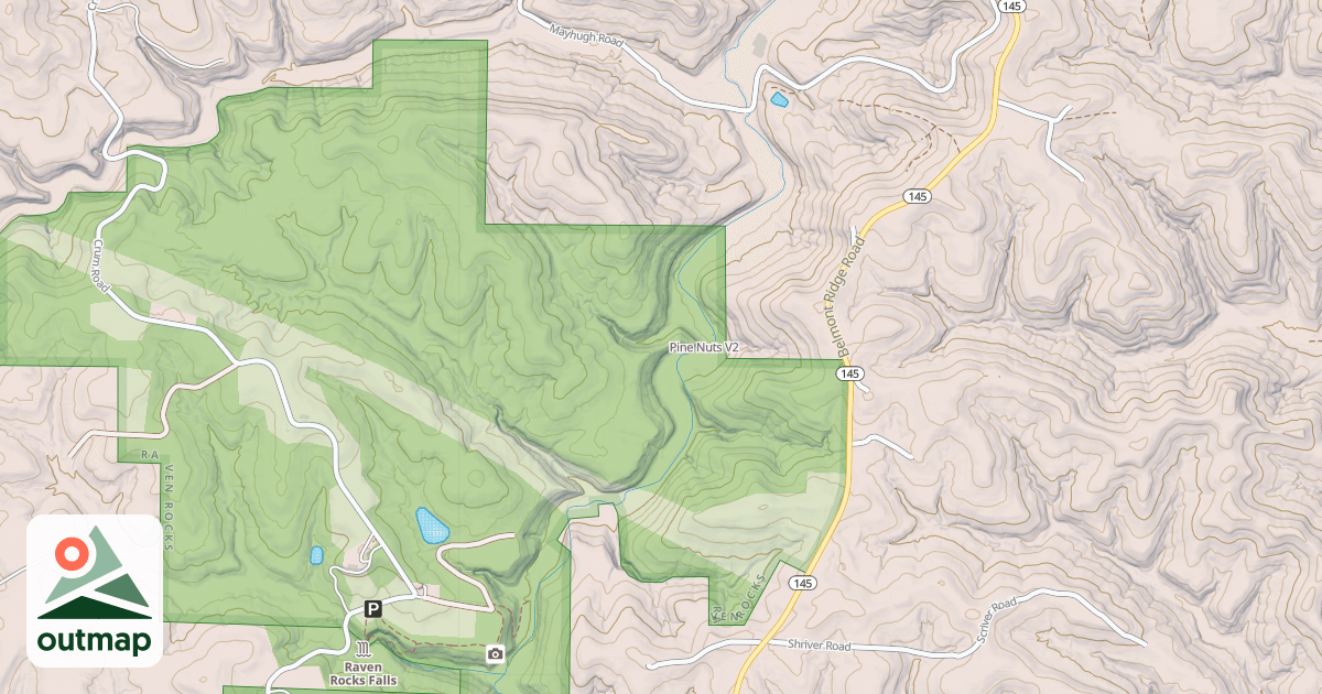 Map of Pine Nuts