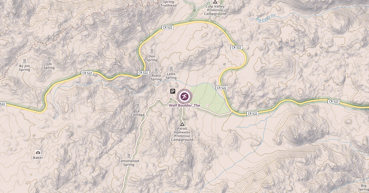 Map preview of Wolf Boulder, The