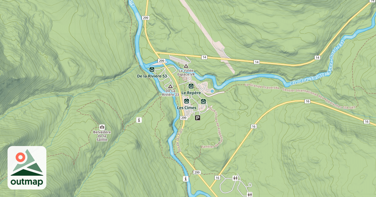 Map of L'Escarpe