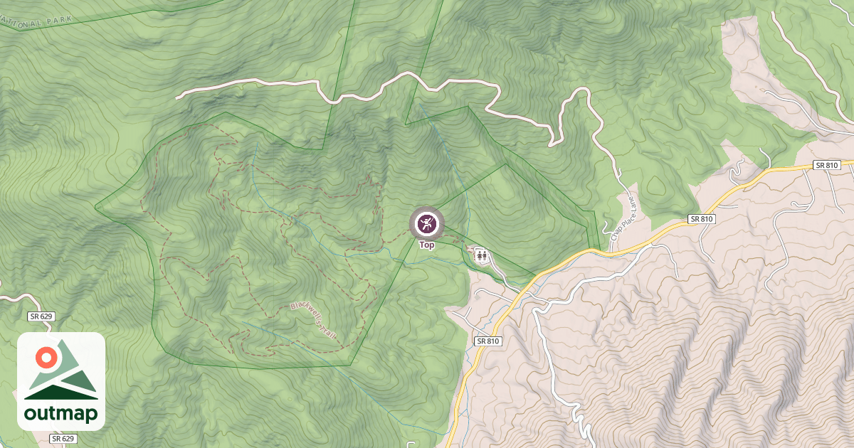 Map of Top