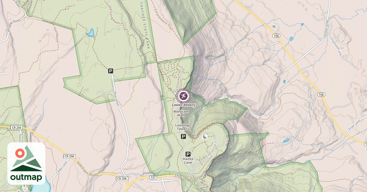 Map of Lower Misery