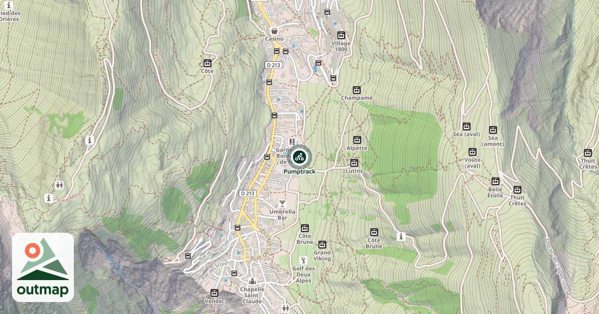 Map of Pumptrack