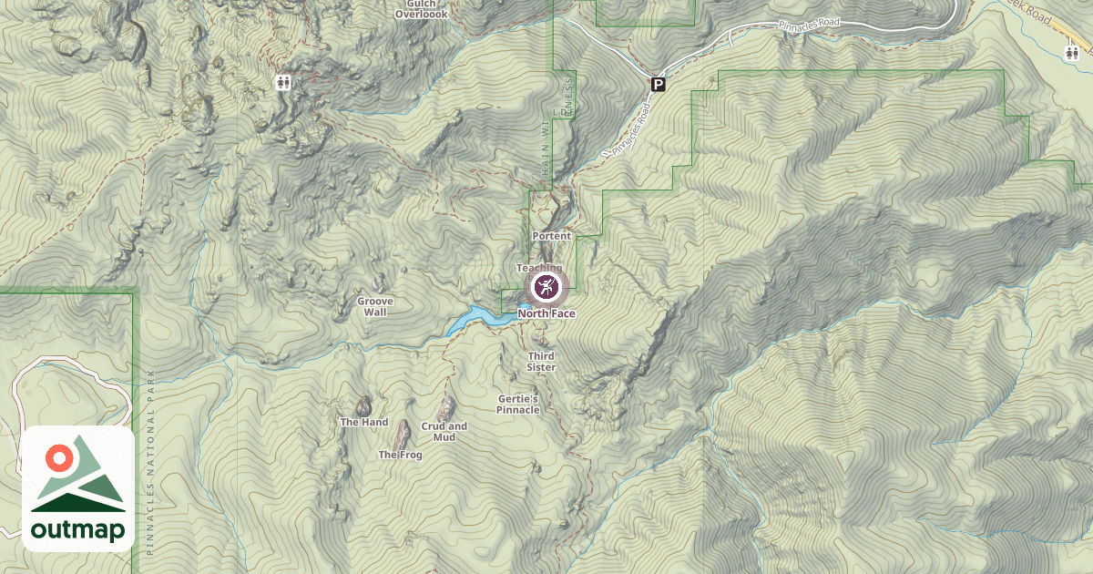 Map of North Face
