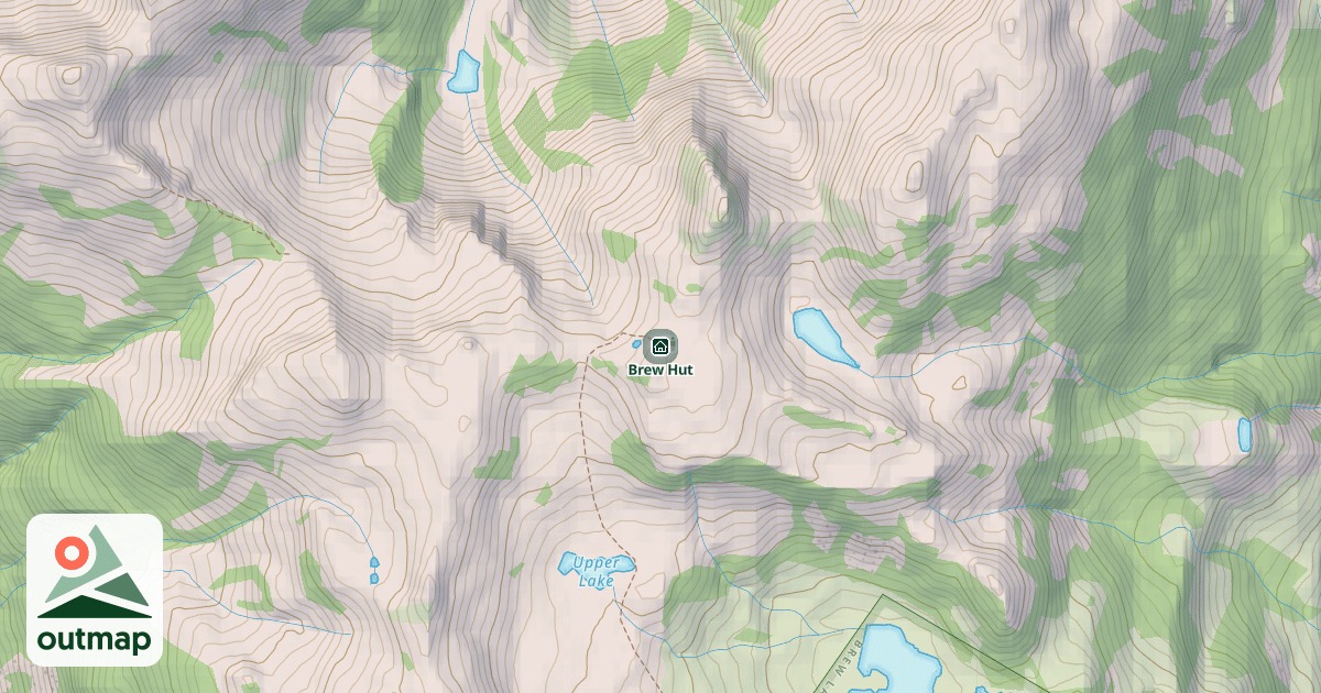 Map of Brew Hut
