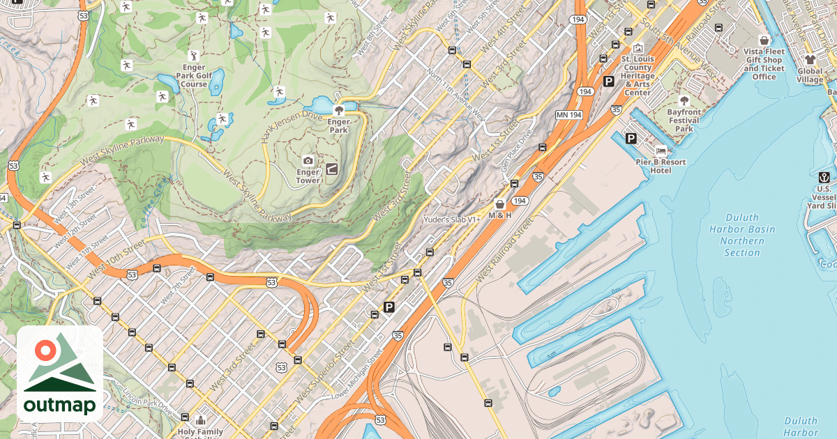 Map of Yuder's Slab