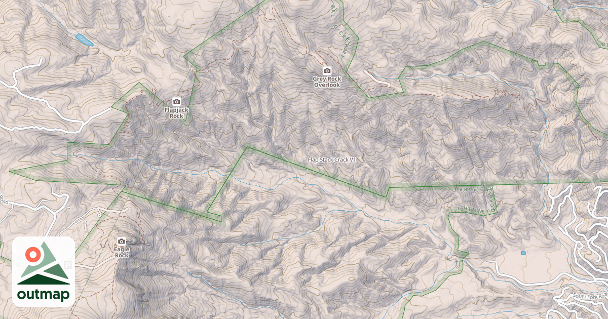 Map of Flap Stack Crack