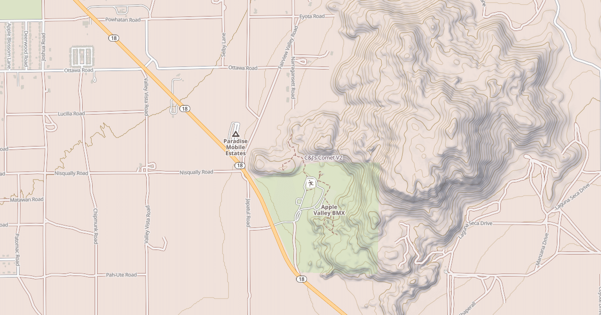 Map preview of C&J's Comet