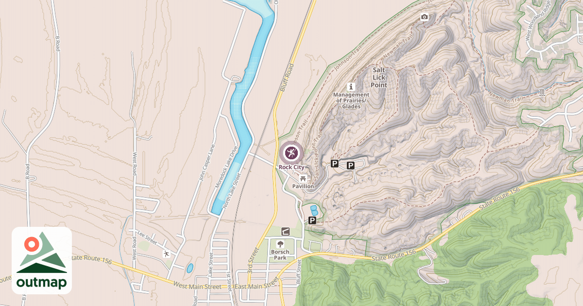 Map of Rock City
