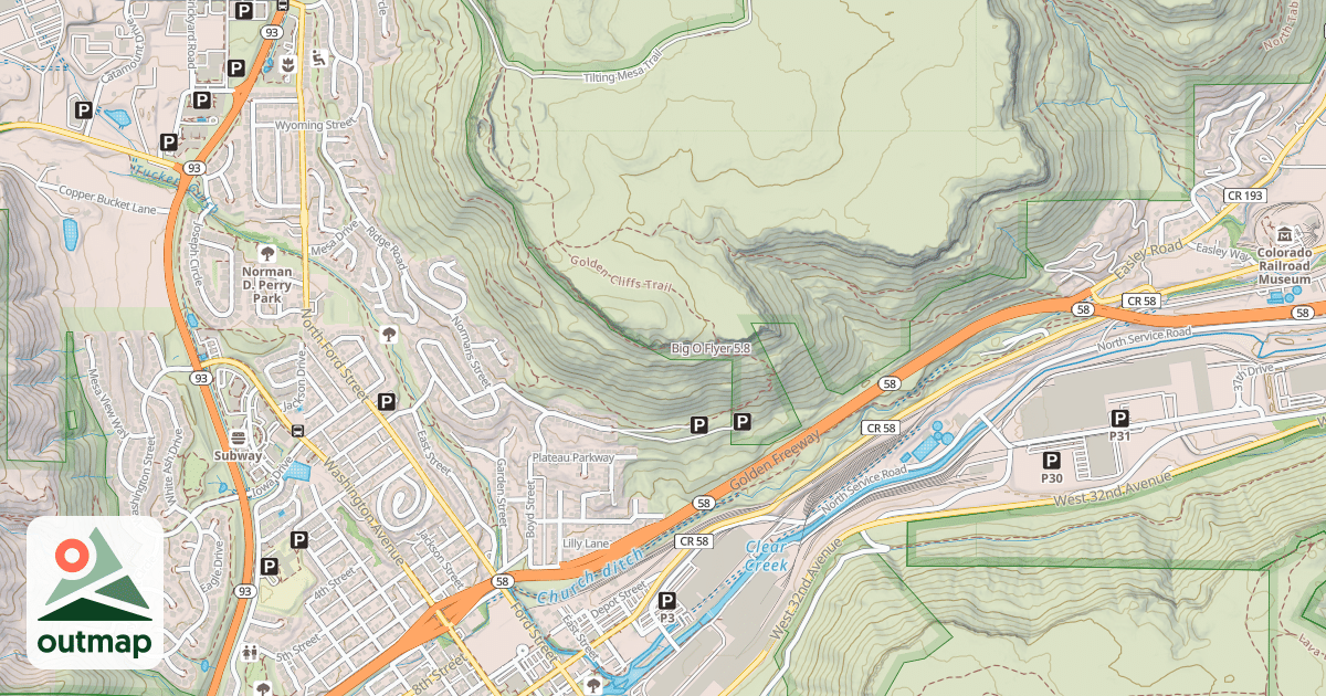 Map of Big O Flyer