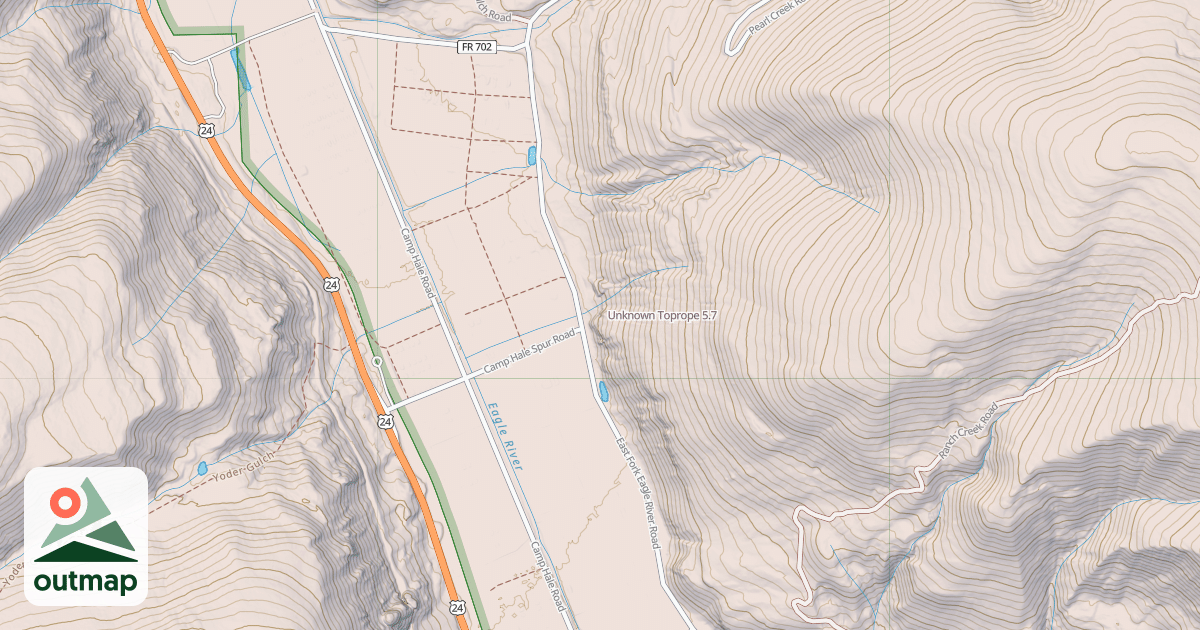 Map of Unknown Toprope