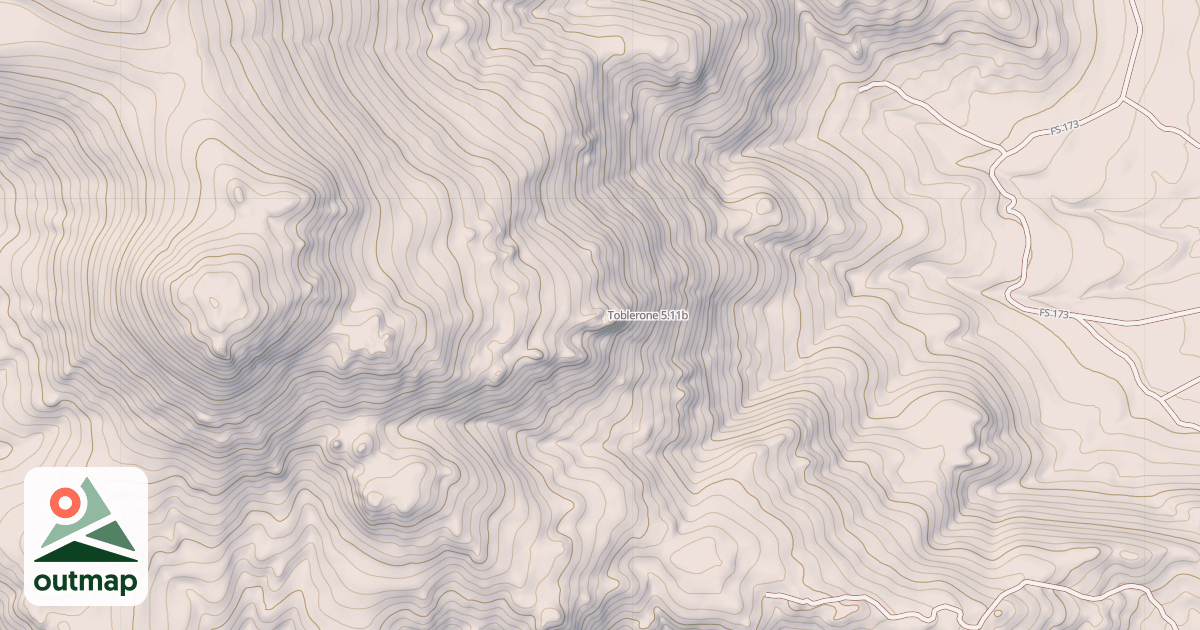 Map of Toblerone
