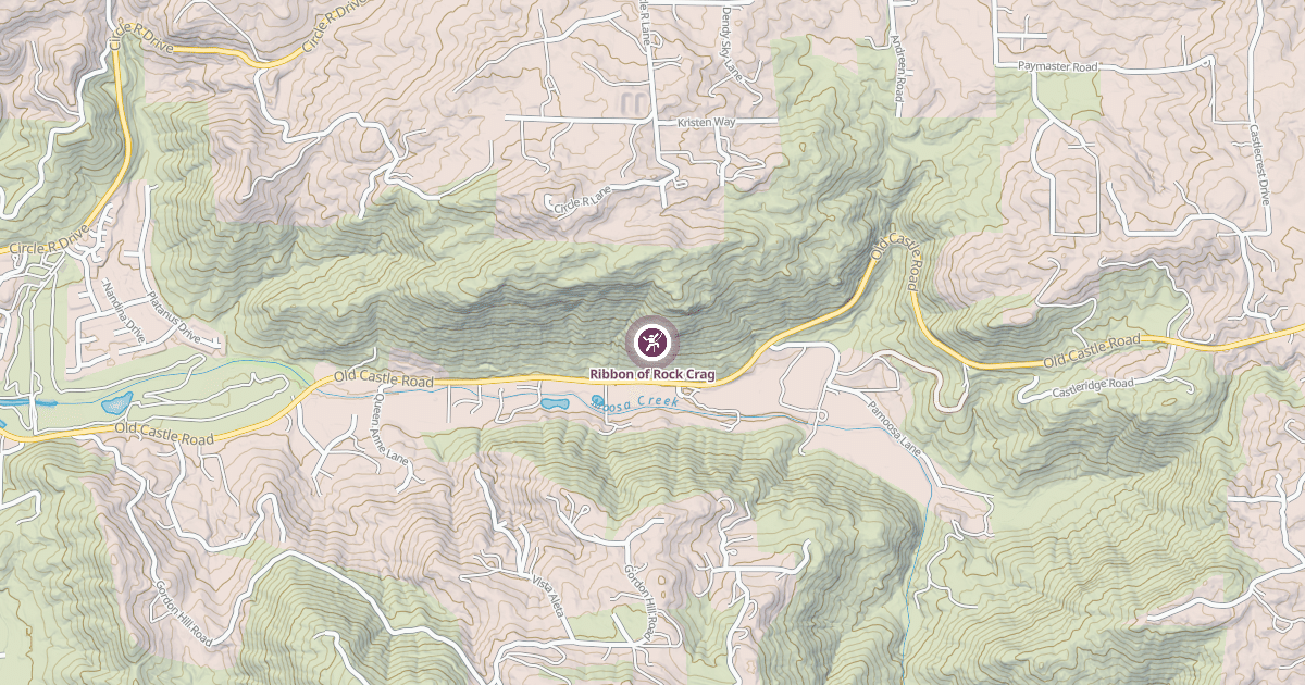 Map preview of Ribbon of Rock Crag