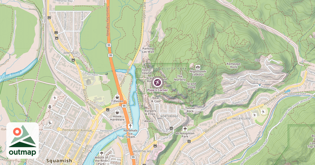 Map of Pixie's Corner