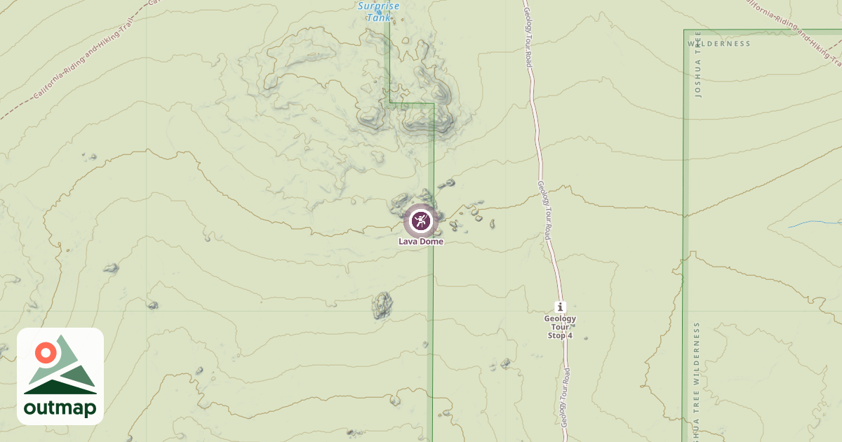 Map of Lava Dome