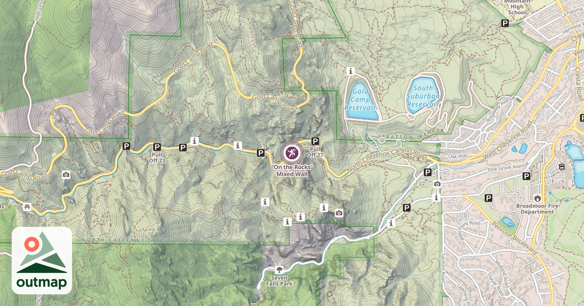 Map of “On the Rocks” Mixed Wall
