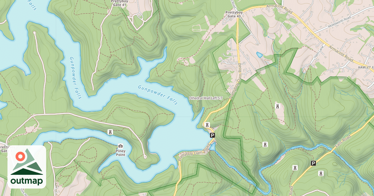 Map of Dihedral Wall Left