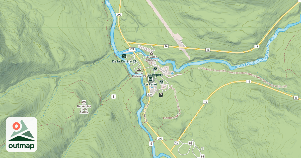 Map of La Paroi