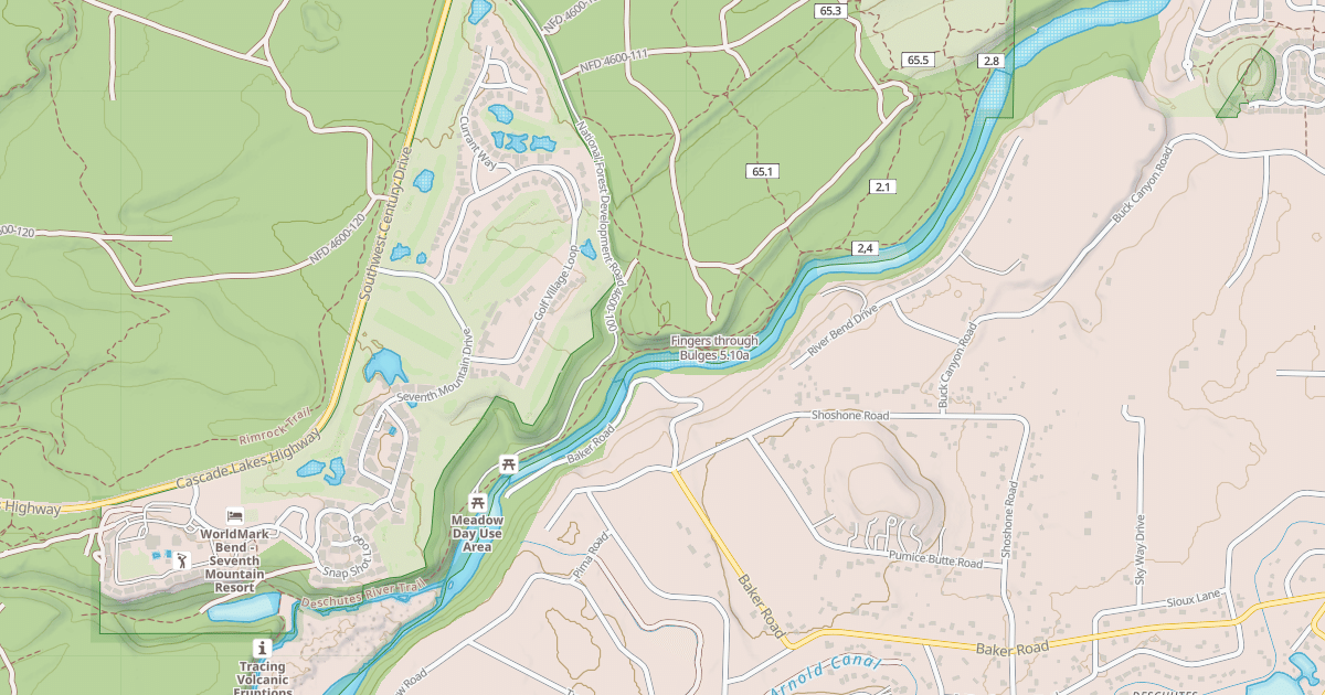Map preview of Fingers through Bulges