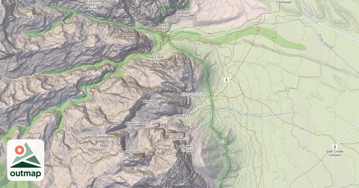 Map of Clear Cut