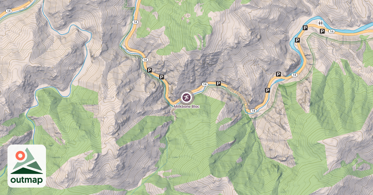 Map of Milkbone Bloc