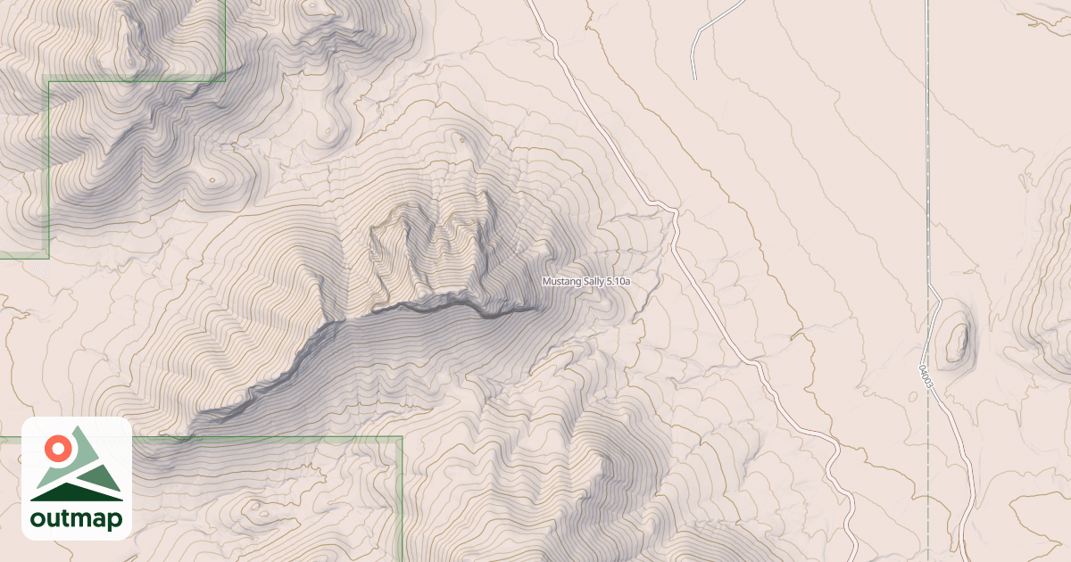Map of Mustang Sally