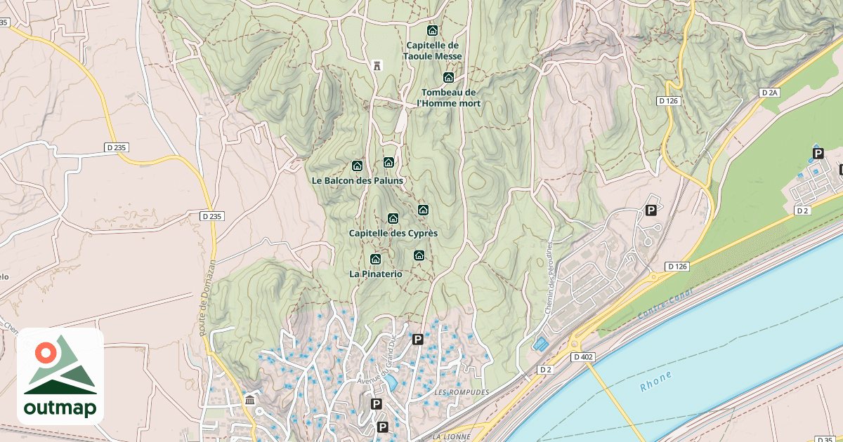 Map of Capitelle La Combe (ou Luca)