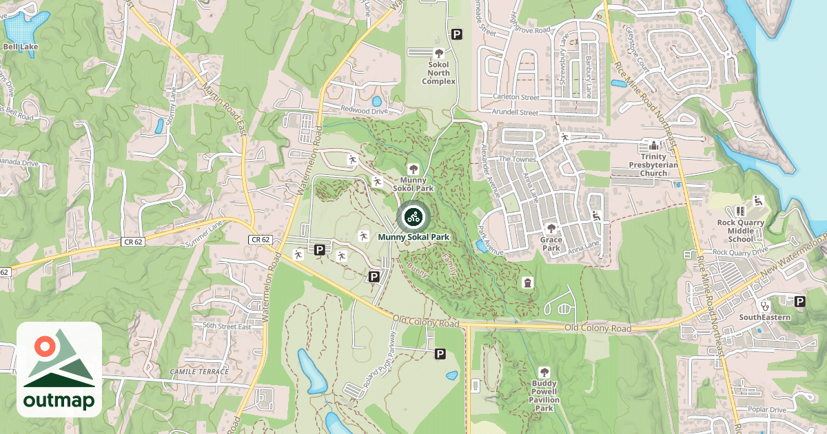 Map of Munny Sokal Park