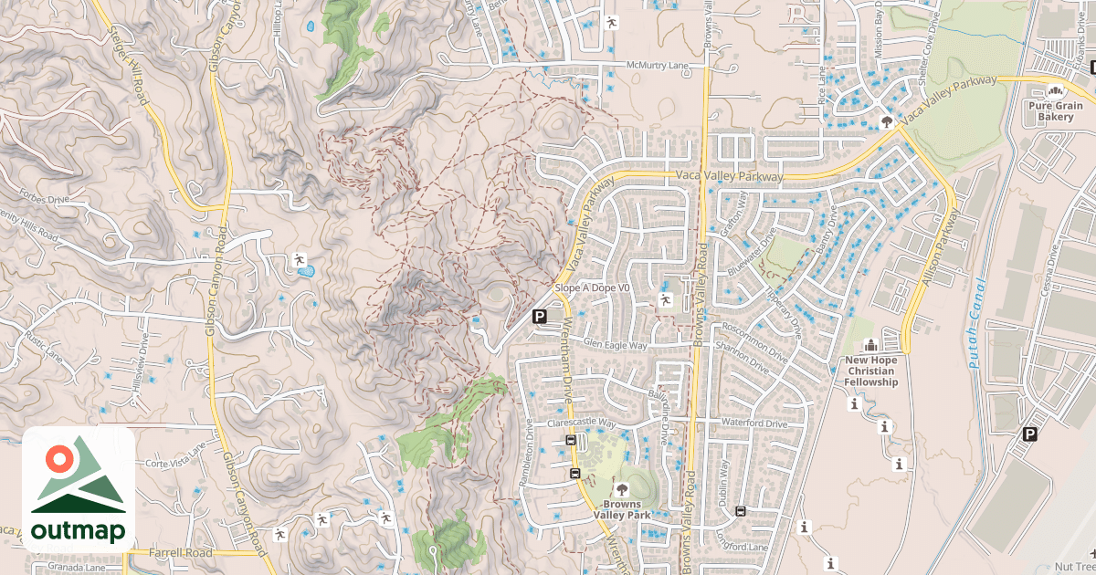 Map of Slope A Dope