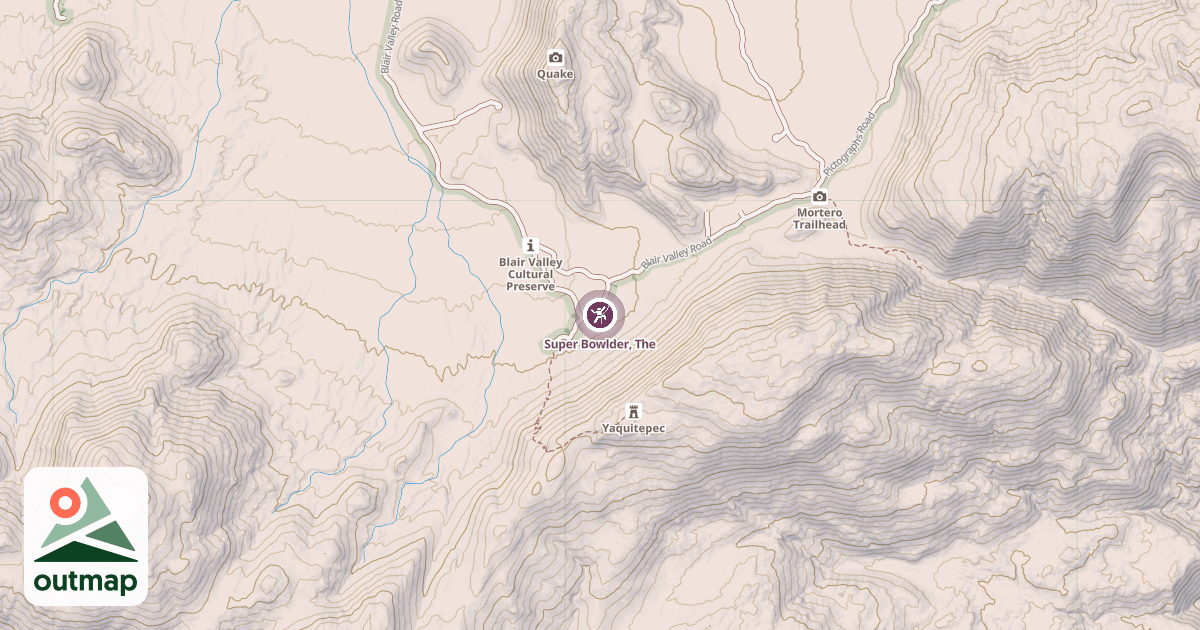 Map of Super Bowlder, The