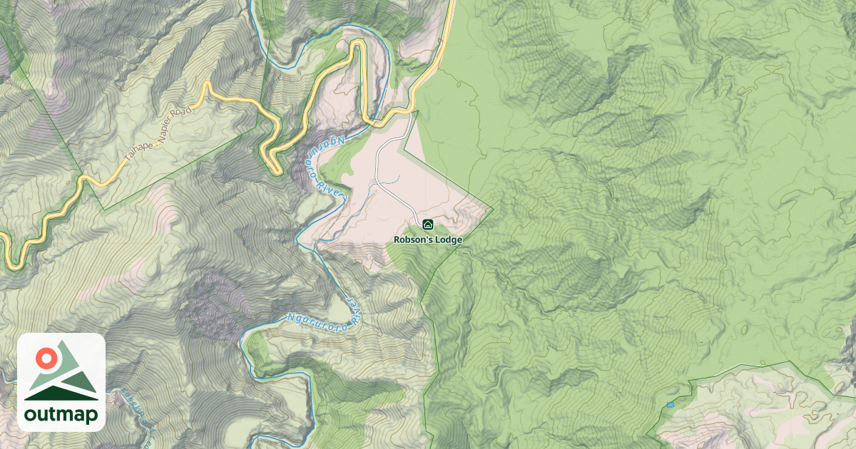 Map of Robson's Lodge