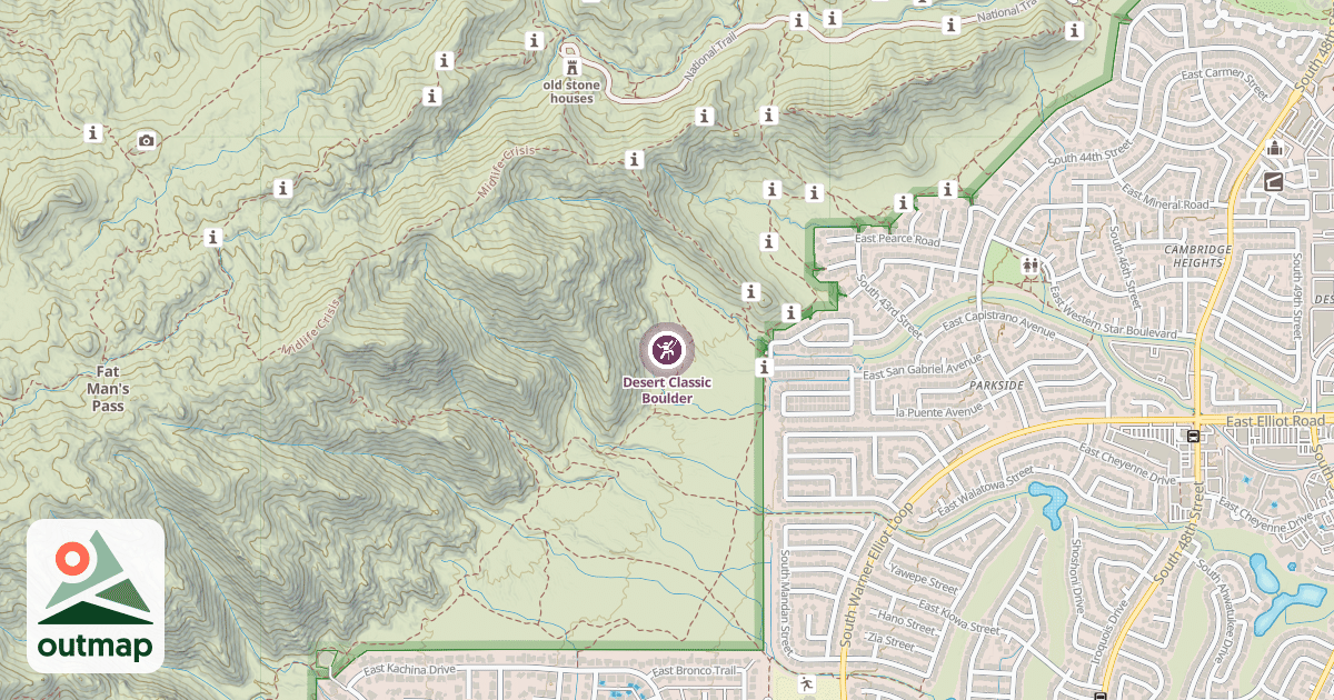 Map of Desert Classic Boulder