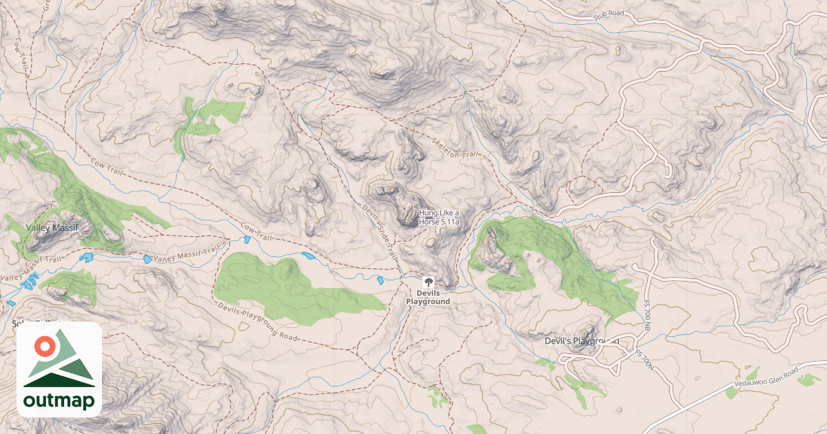 Map of Hung Like a Horse