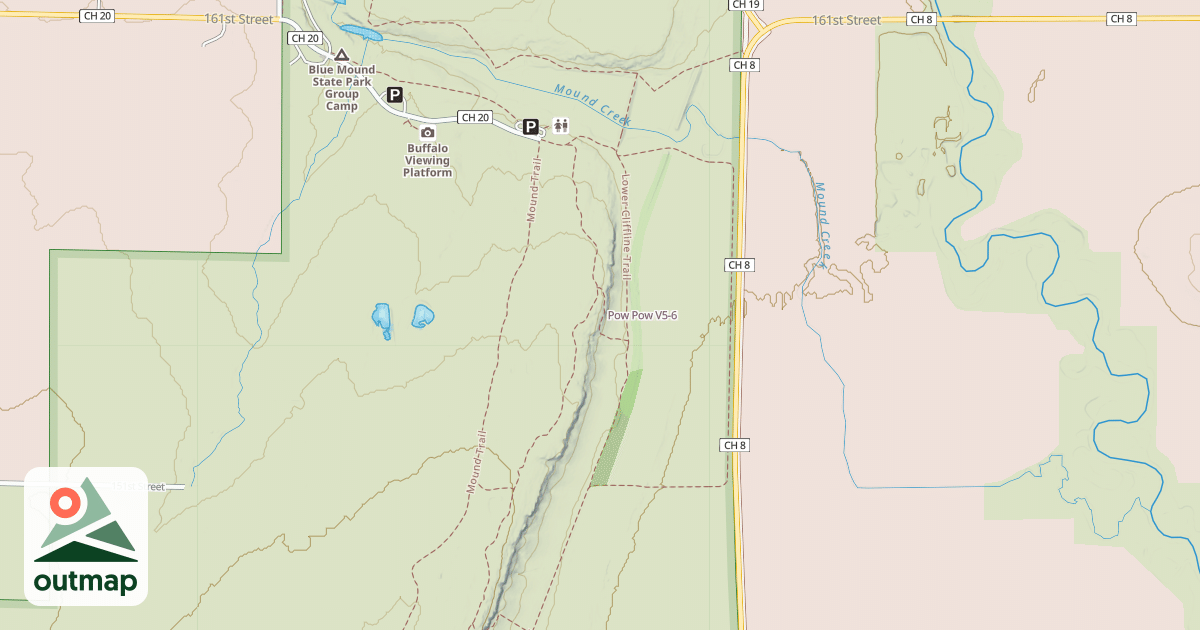 Map of Pow Pow