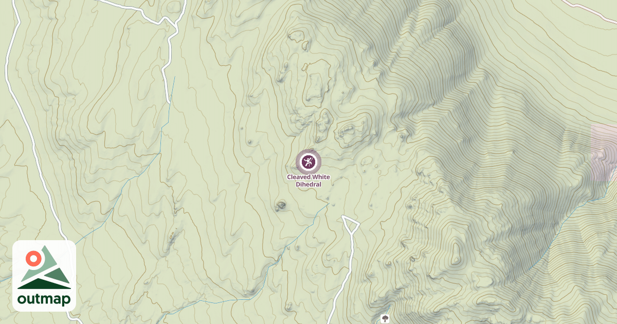 Map of Cleaved White Dihedral
