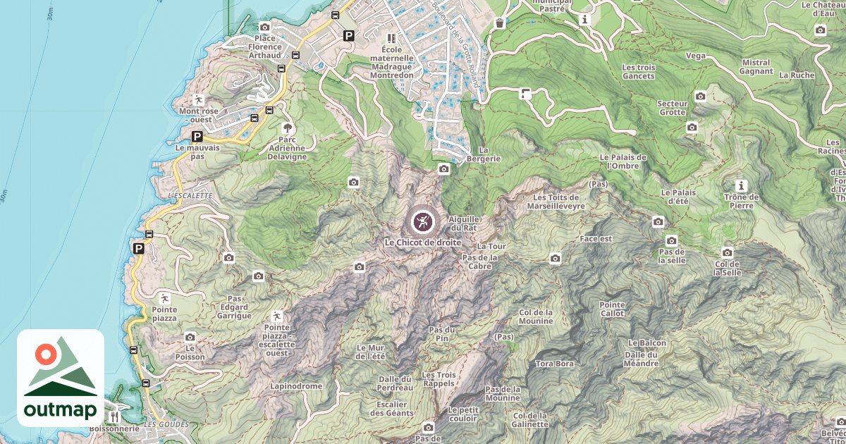 Map of Le Chicot de droite