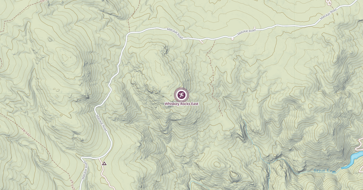 Map preview of Whiskey Rocks East