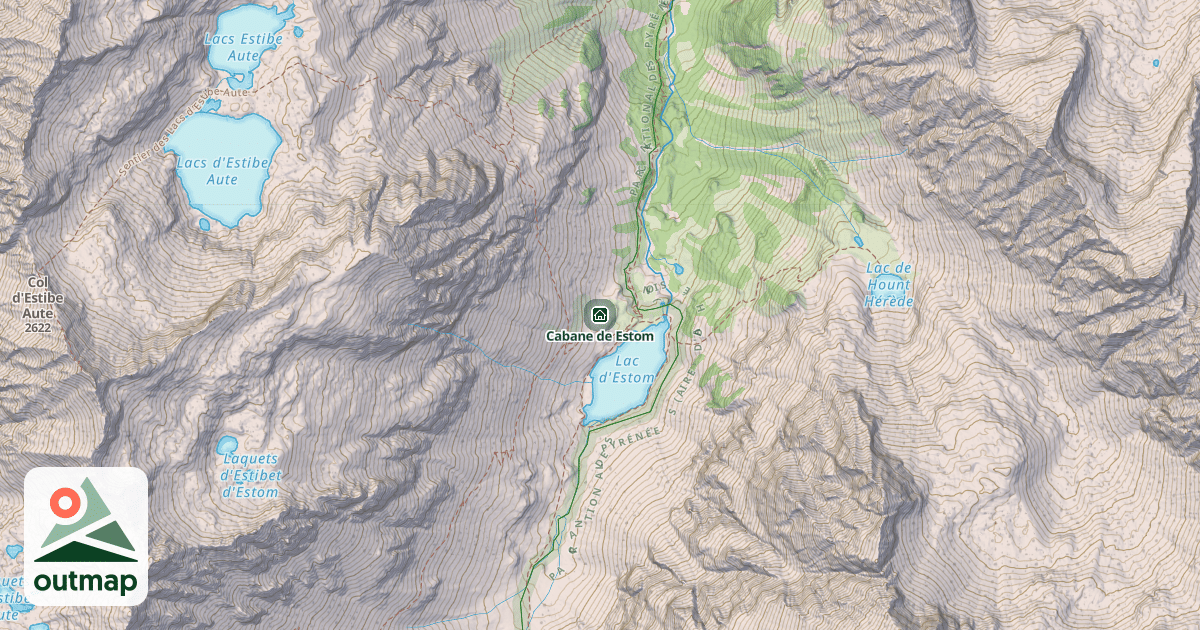Map of Cabane de Estom
